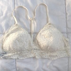 Cream colored bralette